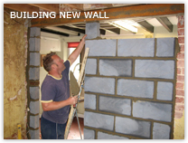 Lightweight interior block wall Reigate